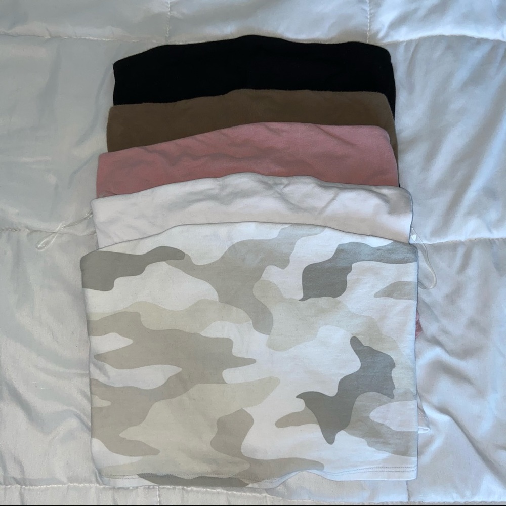 Cropped tube top